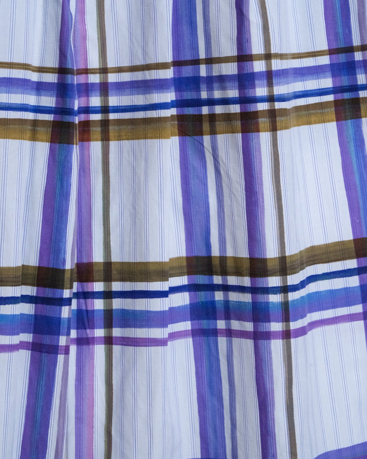 チェックワイドロングパンツ